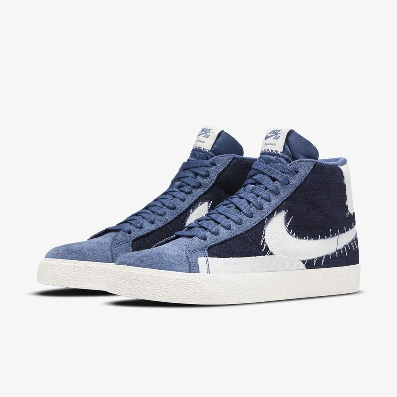 nike blazer mid 77 sashiko navy